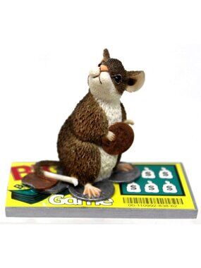 After The Party Mouse Scratch & Win Lotto LTD Ed 852/7500 Munro 2000 #WS3